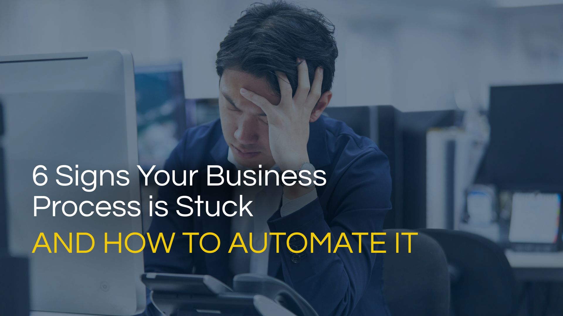 frustrated business leader